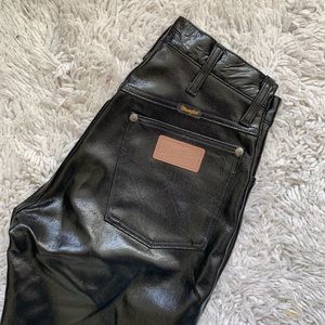 Faux Leather Vintage Wranglers